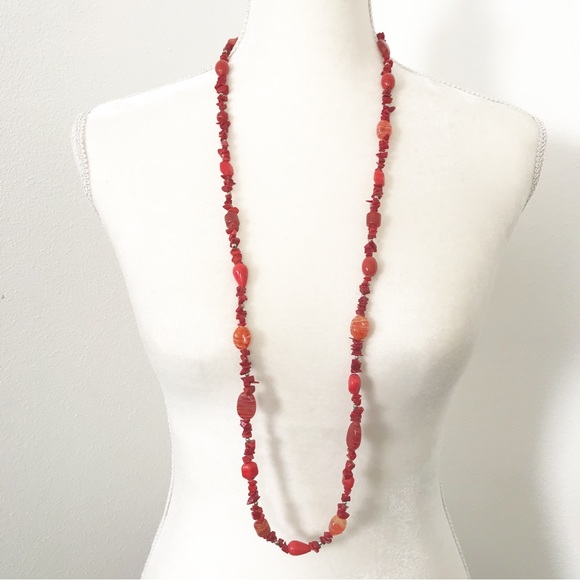 Bundle of 5 Red Costume Necklaces - Picture 13 of 15